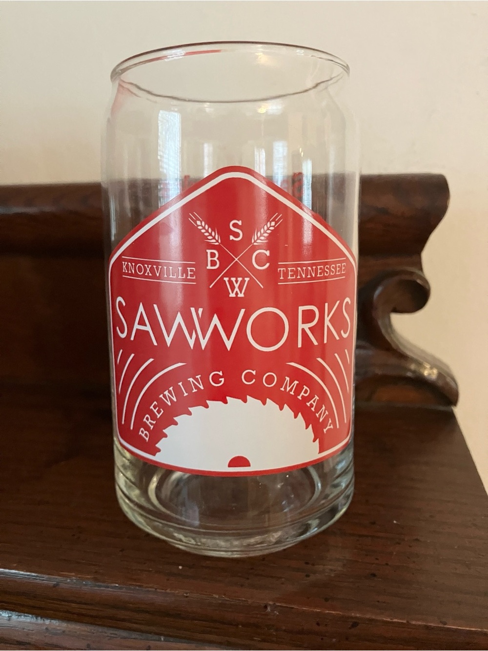 Saw Works Beer Glass • Knoxville, TN